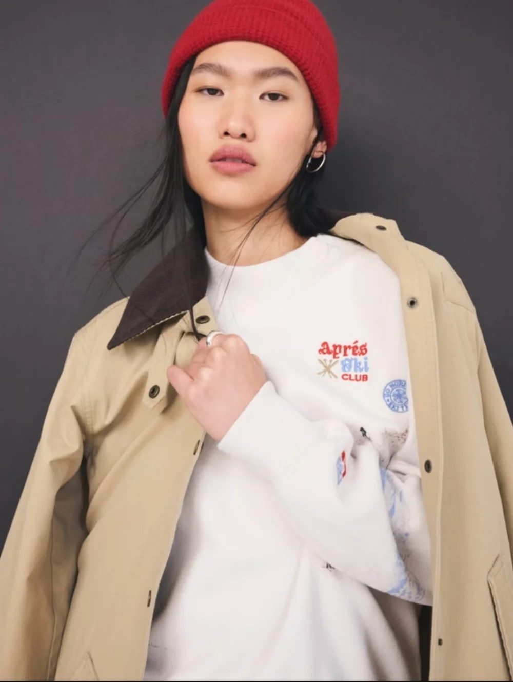 Abercrombie and fitch Apres Ski destination vintage crew neck Sweater - Picture 5 of 16